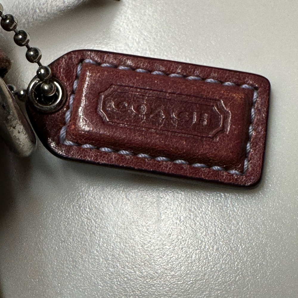 Coach Tan and Purple Crossbody Bag - Picture 5 of 9